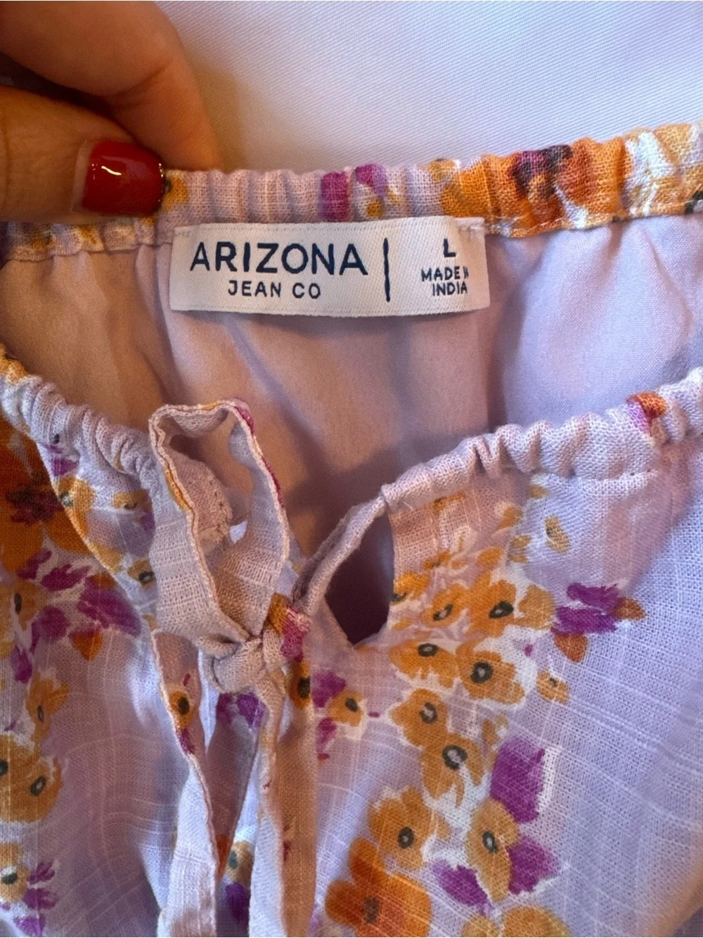 Floral Smocked Waist Lavender Mini Dress